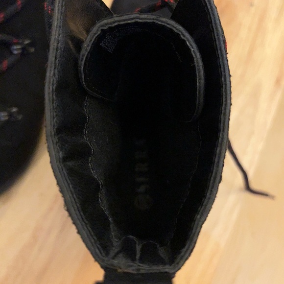 Serra Wedge Heel Lace-Up Faux Suede Boots - Picture 8 of 10